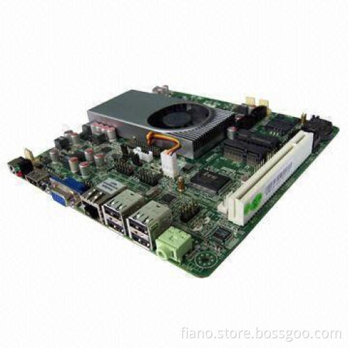 Mini-ITX Motherboard, Atom D2550 Dual-core 1.86GHz, 1 x VGA + 1 x HDMI + 1 x LVDS + 8 x USB+2 x COM